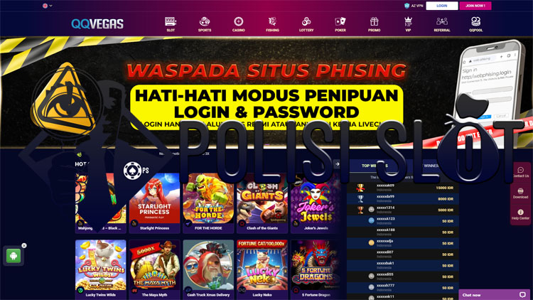 QQVEGAS: Situs Judi Slot Online Termudah Untuk Menang Besar 1 qqvegas